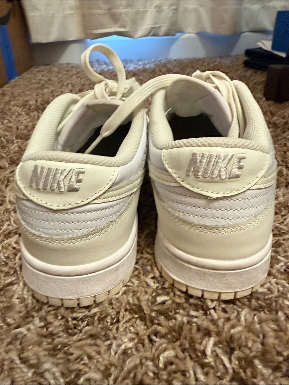 Nike Women’s Low-Top Sneakers in Cream/Off-White
